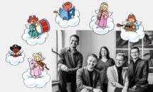 Calmus Ensemble und Illustration