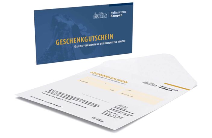 Geschenkgutschein der Kulturszene Kempen