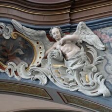 Detail an der Orgelempore in der Paterskirche