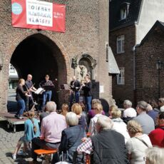 Rhenus Reed Quintett vor dem Kempener Kuhtor
